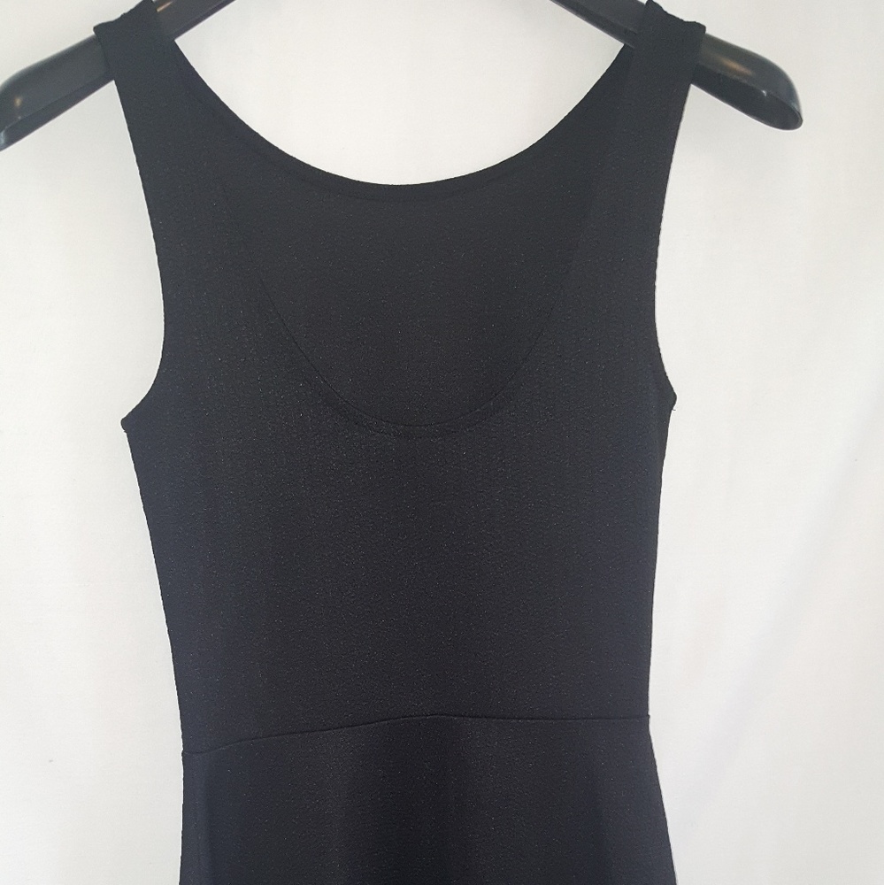 H&M divided black women's mini dress